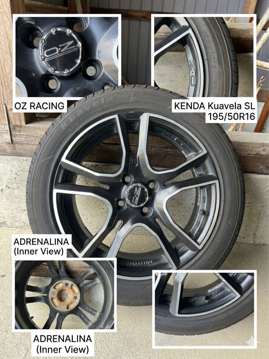 BMWミニ ☆ OZ ADRENALINA 17インチ アルミホイール 4本 7JX17 ET42
