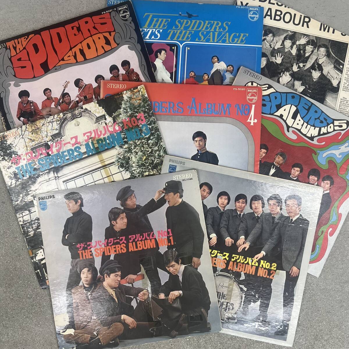 中古】【帯付 LP】『ザ・スパイダース・アルバム No.1