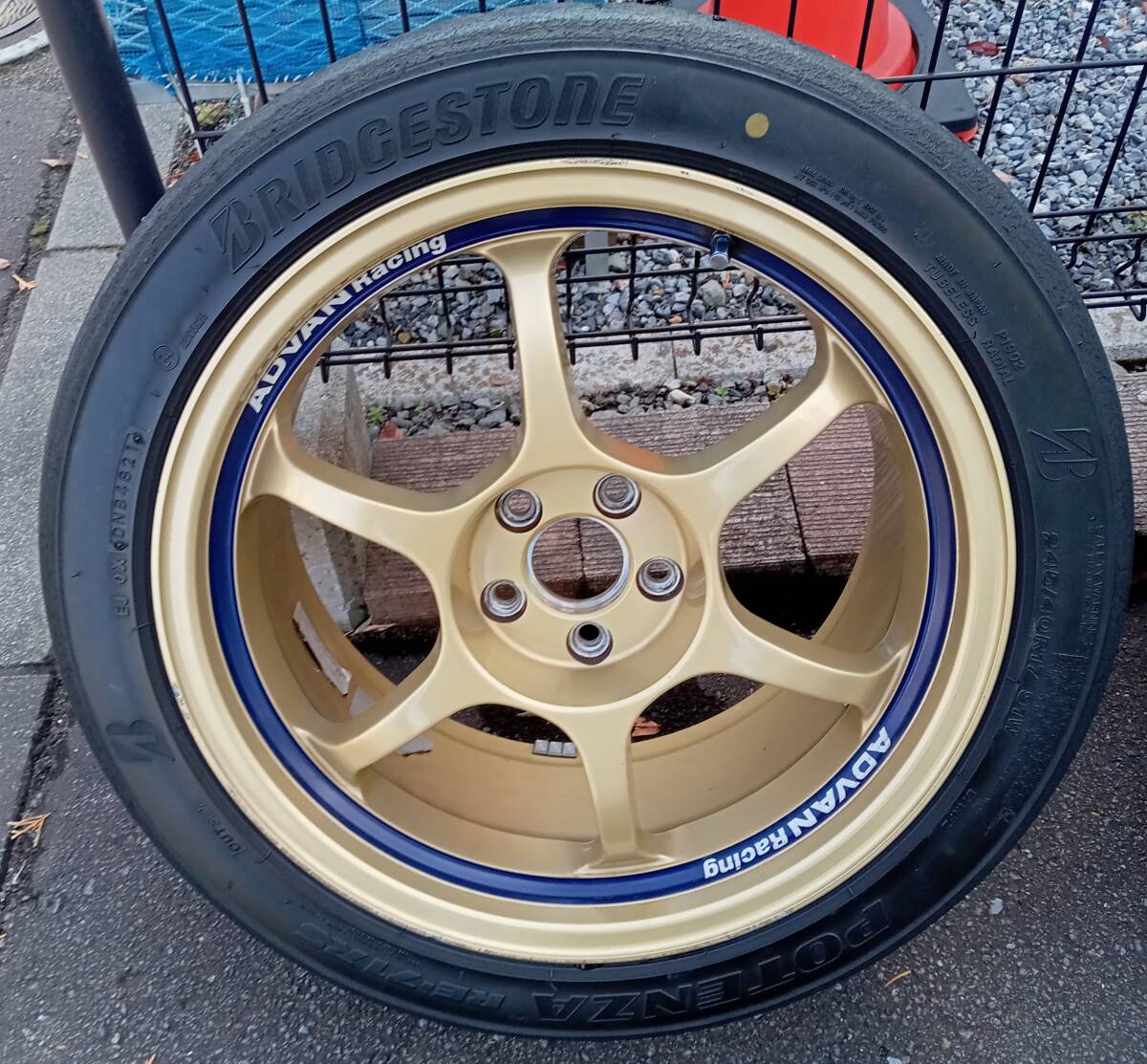 フェアレディZ Z33 純正 17インチ 7.5JJ+30 8JJ+33 5H PCD：114.3 中古 