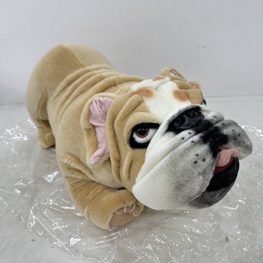 中古品] 永谷園 ブルドッグぬいぐるみ リアールちゃんの落札情報詳細