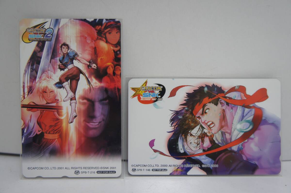 テレカ 不知火舞 草薙京 ロック・ハワード CAPCOM VS. SNK 2