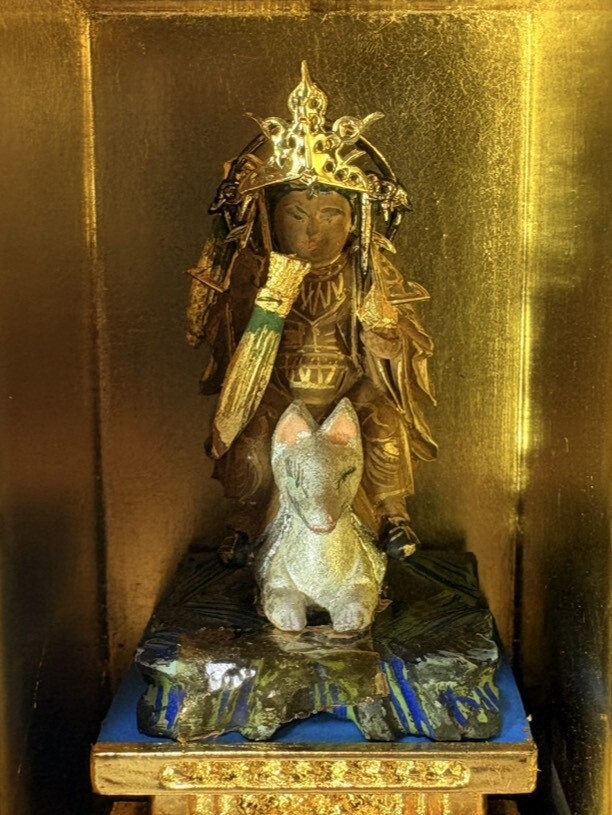 時代市場□豊川稲荷閣 厨子入荼枳尼天(ダキニ天)□仏像・仏教美術の