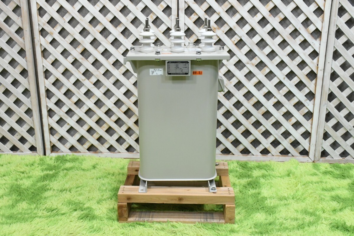 未使用】指月電機 高圧進相コンデンサ LV-6形 油入自冷式 6600V 