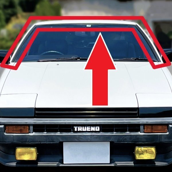 新品】☆絶版・新品☆AE86 レビン トレノ 純正フロントガラスモール