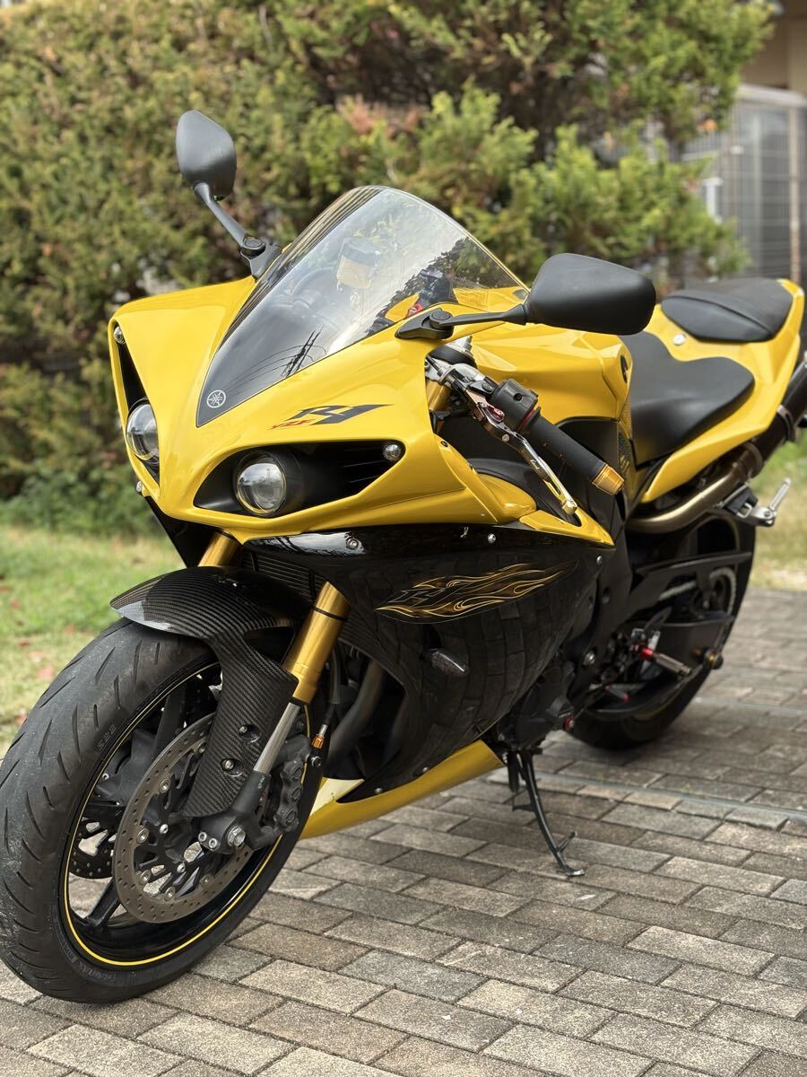 傷や汚れあり】YAMAHA 03 YZF-R1 5PW 逆車 フルパワー カスタム多数 約