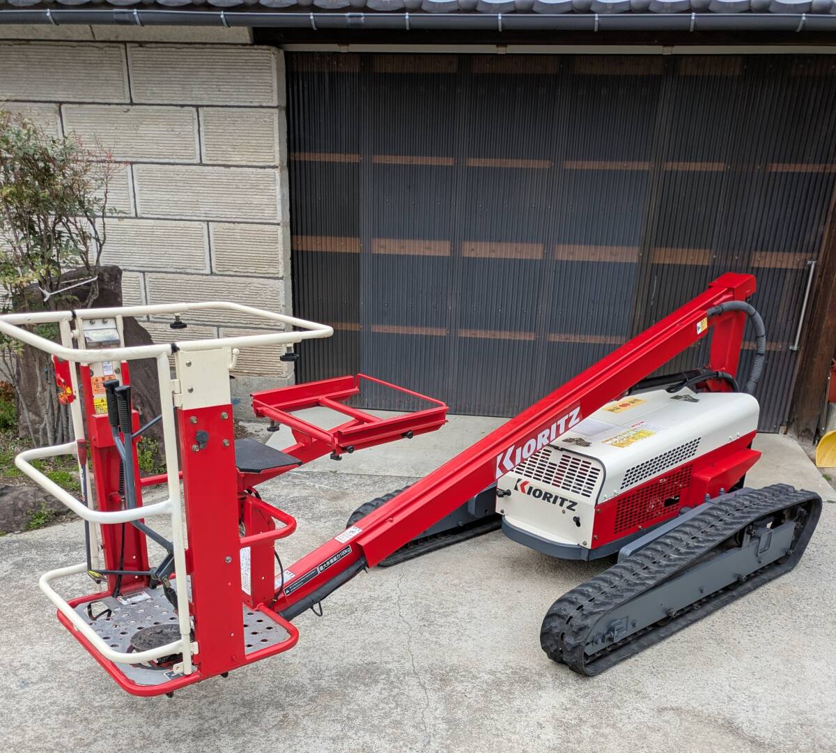 長野発共立KIORITZ農業用高所作業車 実働品「KCG 350 SH／1」セル付き 