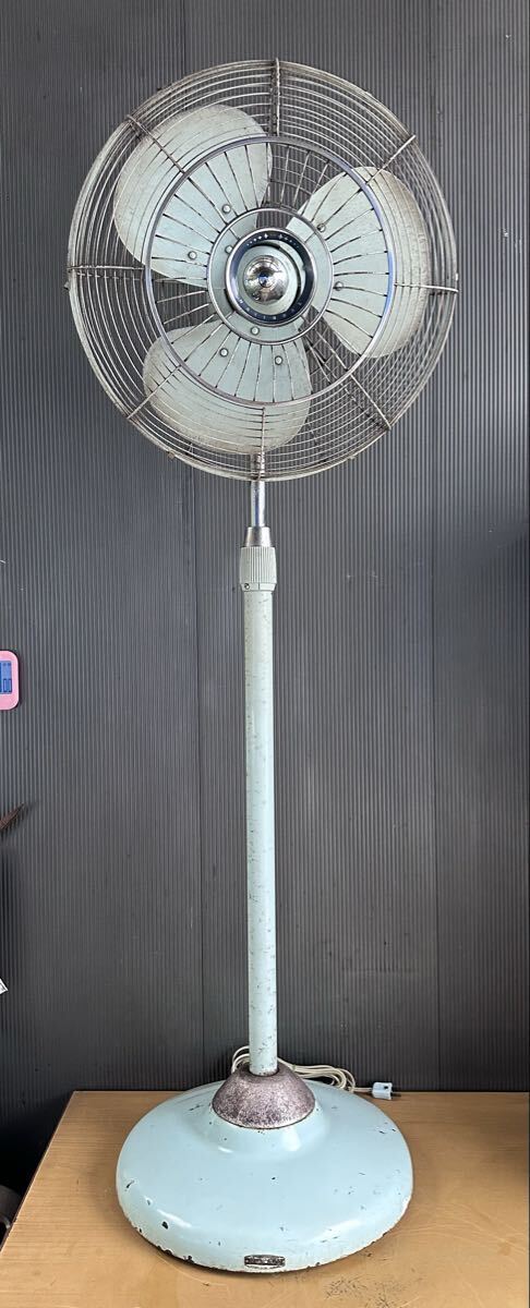 ○ 昭和レトロ National 30cm 卓上扇 F-30E1K 1977年製 扇風機 稼働