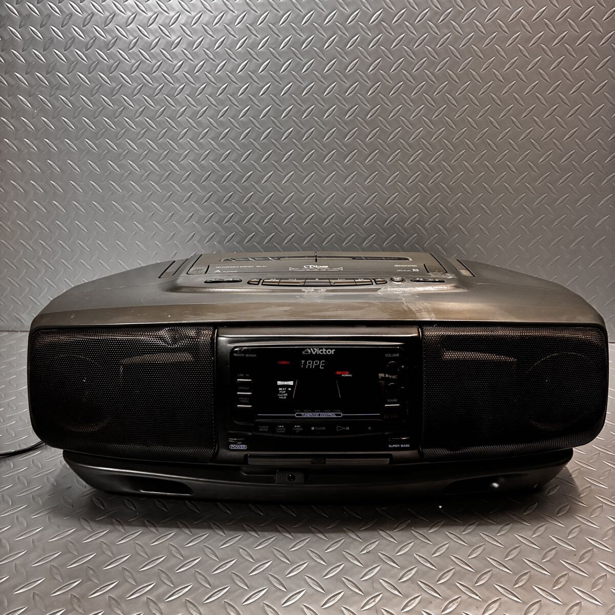 02 66-239192-06 [S] Victor ビクター RC-X750 CDラジカセ ダブル