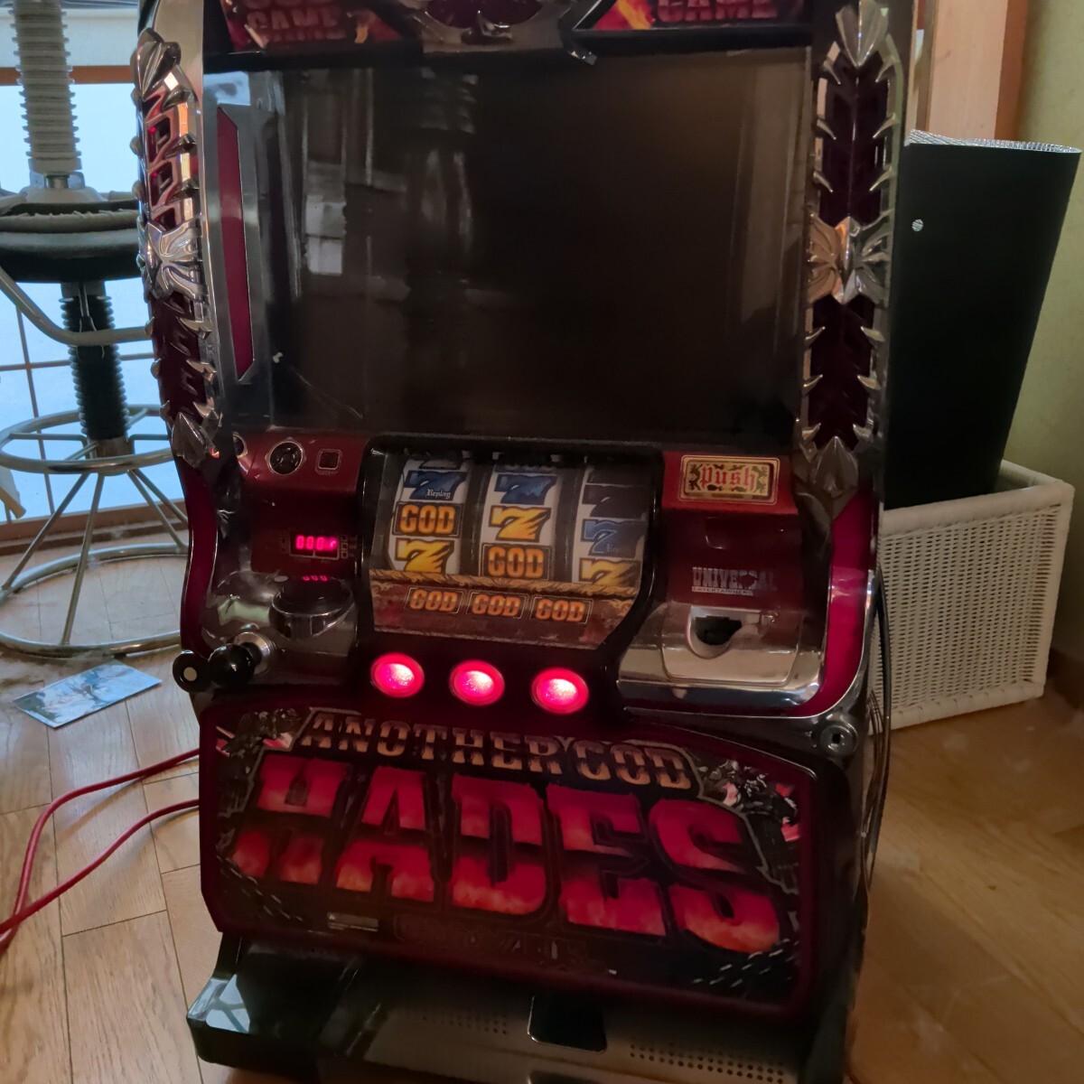 中古】○パチスロ☆押忍番長 ☆アミューズ仕様☆ジャンク☆中古です 