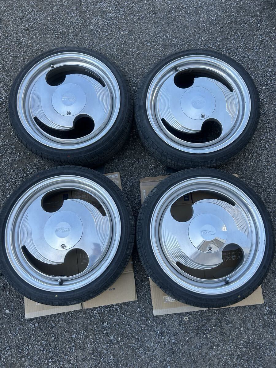 希少 MOMO arrow 17インチ 7.5j +35 PCD100 4H 4本 シビック EF EG