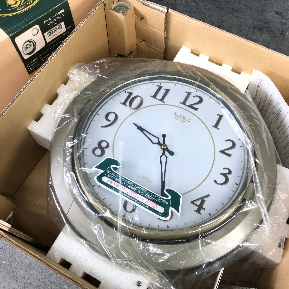 新品】希少 リズム時計 スモールワールド合唱団 4MH696RH からくり時計