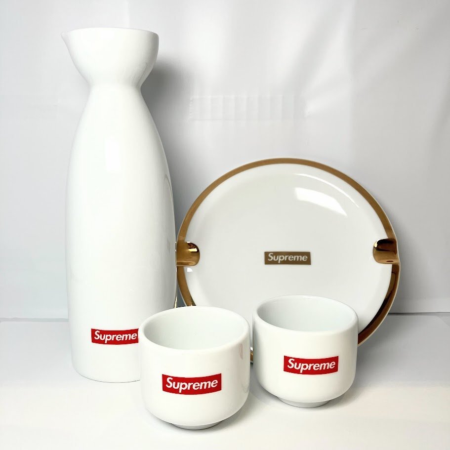 未使用品】Supreme Sake Set 徳利 お猪口 Supreme お猪口 徳利 SUPREME