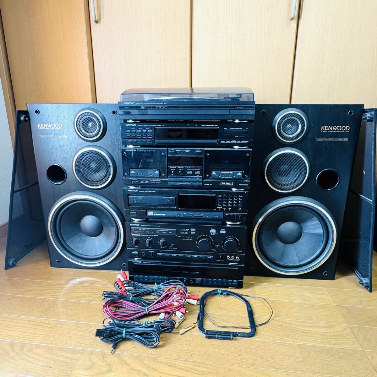 G57】KENWOOD ケンウッド システムコンポ P-5X T-9X A-7X X-7WX DP-7X