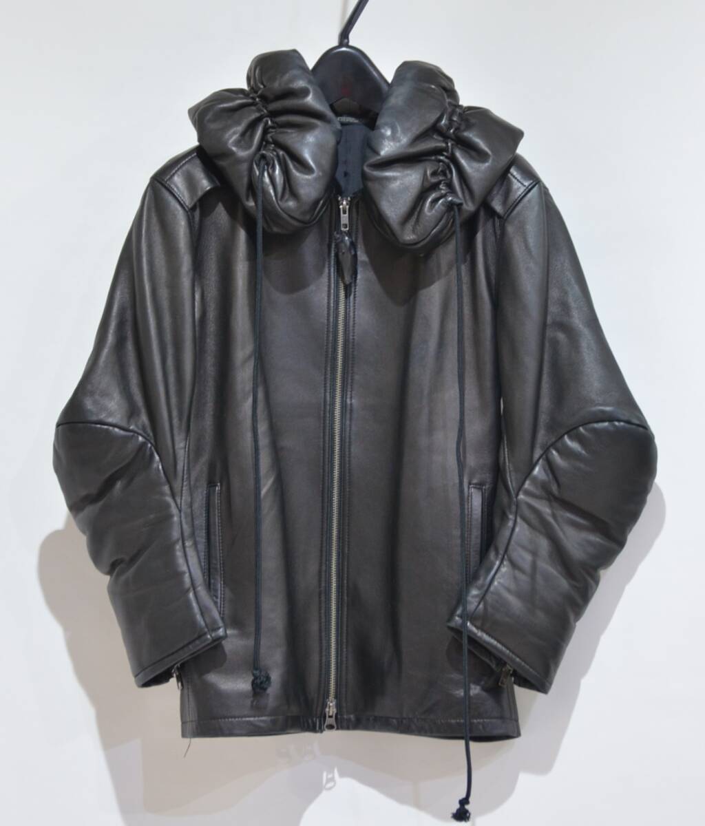 美品□Yohji Yamamoto×DURBAN□A.A.R□スエードレザー スタンドカラー