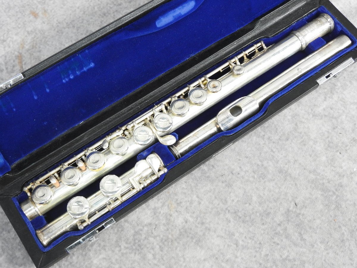 中古】古いムラマツフルート M-40 ？ メーカーロゴ筆記体 銀製 の落札