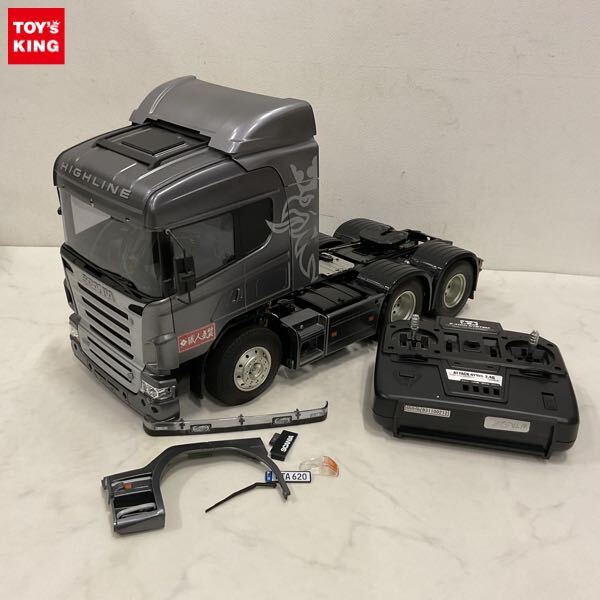 新品】1/14 トレーラーヘッド用3連テールランプ + 20mmリアバンパー