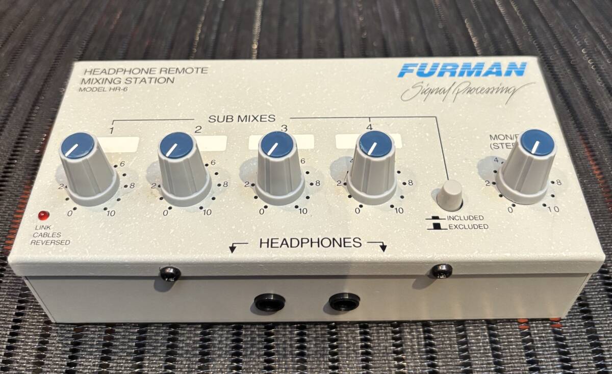 美品 ケーブル付 FURMAN ファーマン HDS-6 + HR-6 4台 キューボックス