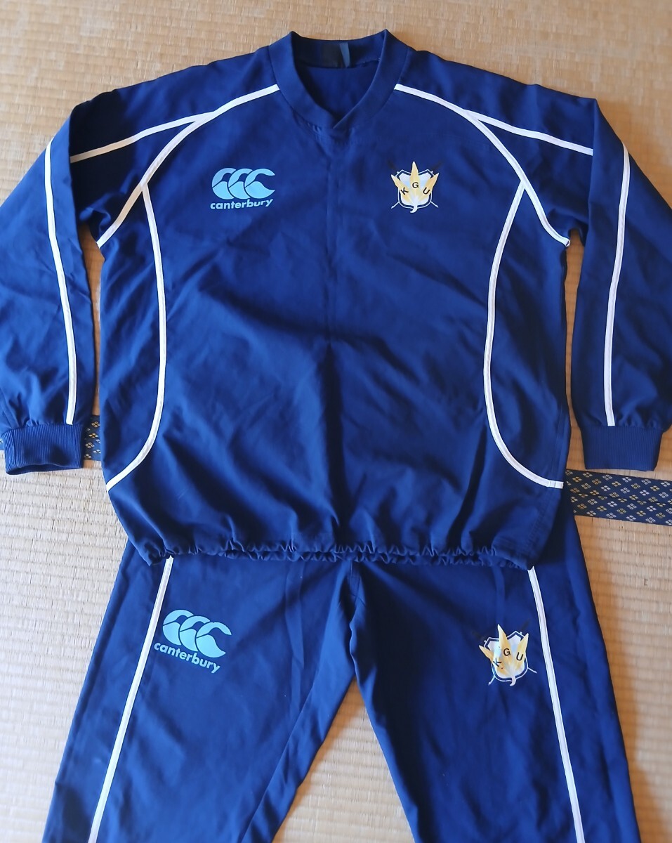 専修大学ラグビー部　L ヤッケ上下　中古美品　ピステ上下　カンタベリー カンタベリー製 専修大学 ラグビー部 ジャージの落札情報詳細 - Yahoo