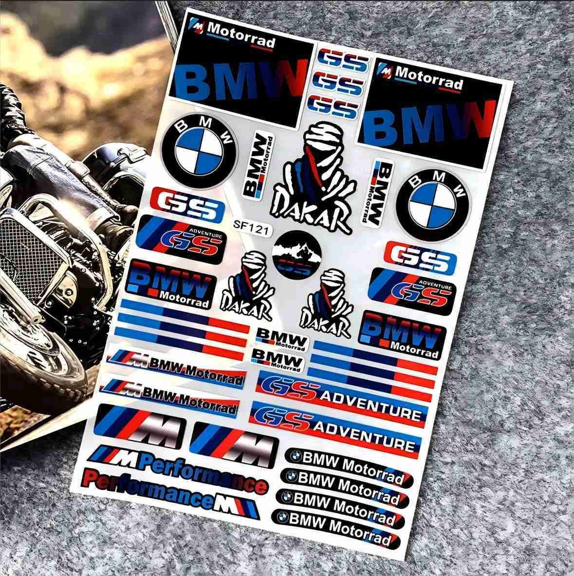 BMWMotorrad GS 純正30周年記念ウェア、公式雑誌、ステッカーセット 新品】 BMW Motorrad 純正 モトラッド 正規 ステッカー セット 白 黒