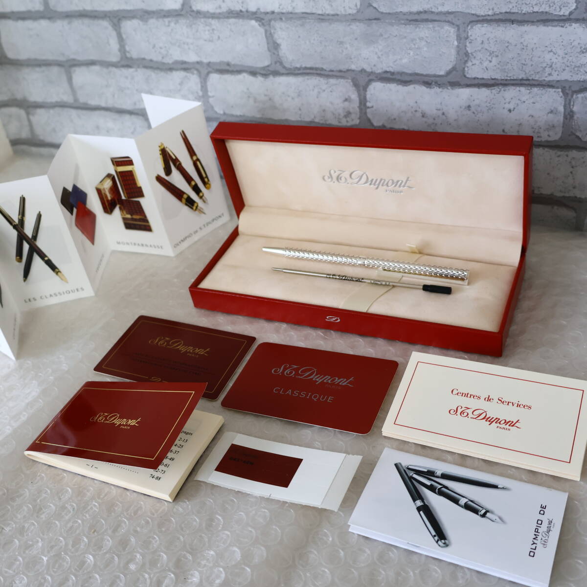 新品】未使用 デュポン S.T.Dupont ボールペン シャープペンシル