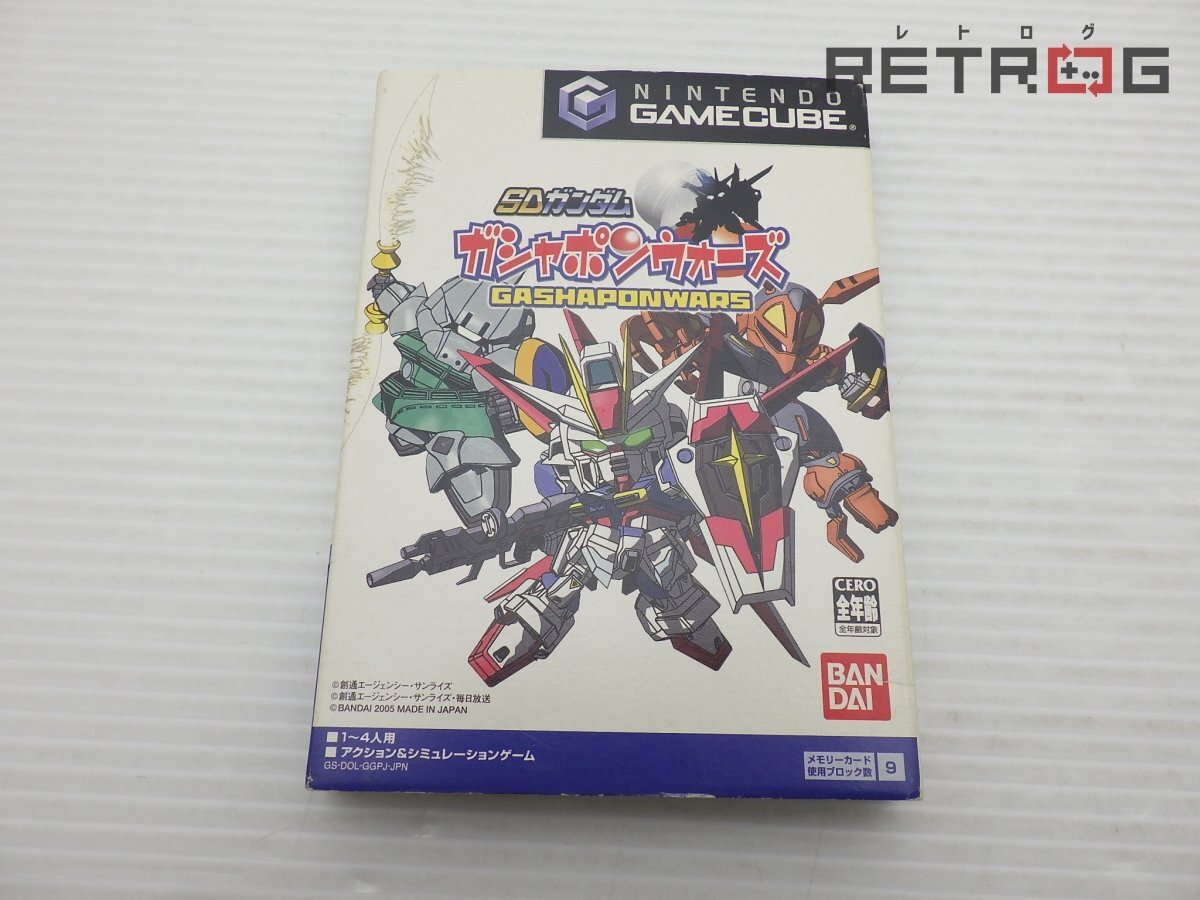 やや傷や汚れあり】GC SDガンダム ガシャポンウォーズ ゲームキューブ