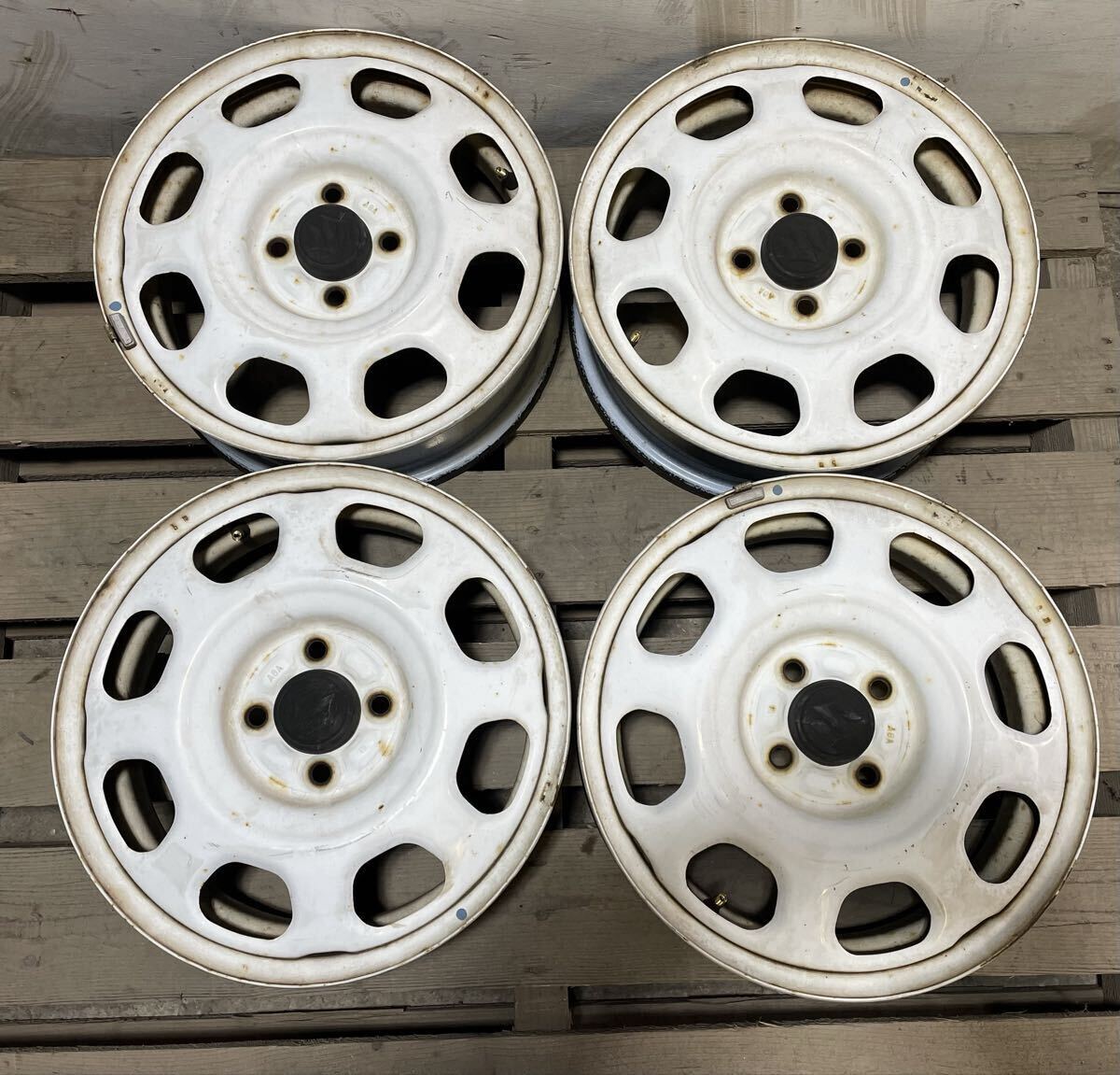 スズキハスラー純正タイヤホイールセット(新品2本と中古上品2本)165 