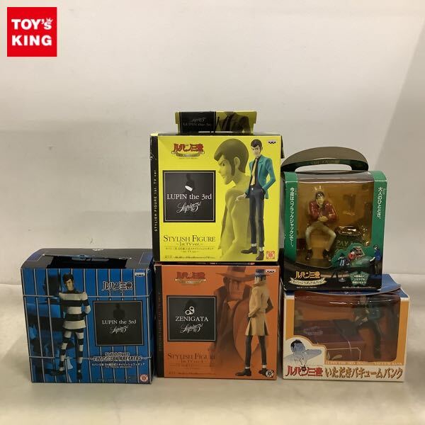 フィギュア】ルパン三世 DX組立式スタイリッシュフィギュア 箱なし 6体