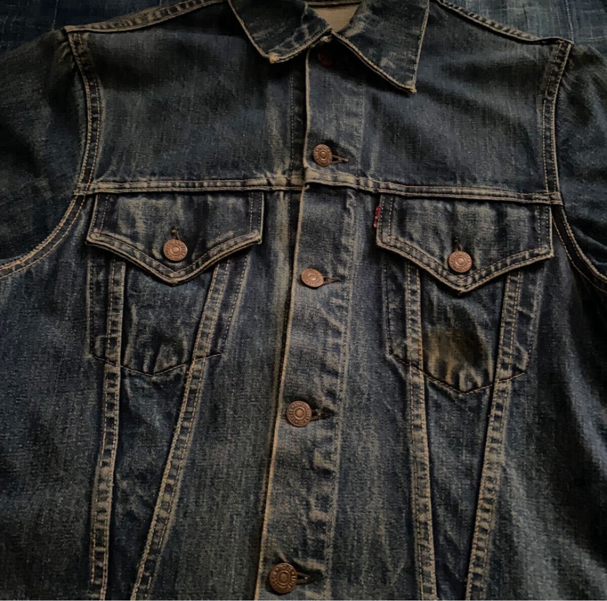 キムタク着! Levi's リーバイス 70505-0049 ダメージ&リペア加工