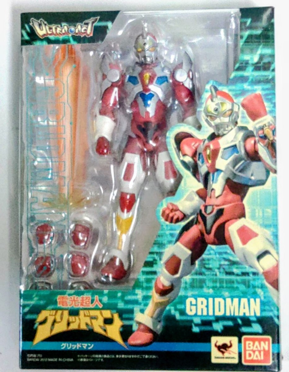 新品】タカラ 電光超人グリッドマン ソフビ 箱付き+おまけ2体 GRIDMAN