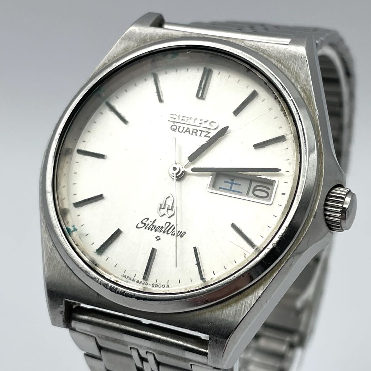 中古】SEIKO Silver Wave Diver Quartz silverwave 6030 セイコー