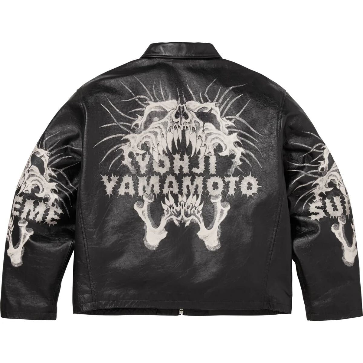 中古】17aw supreme vanson Leather Bones Jacket シュプリーム
