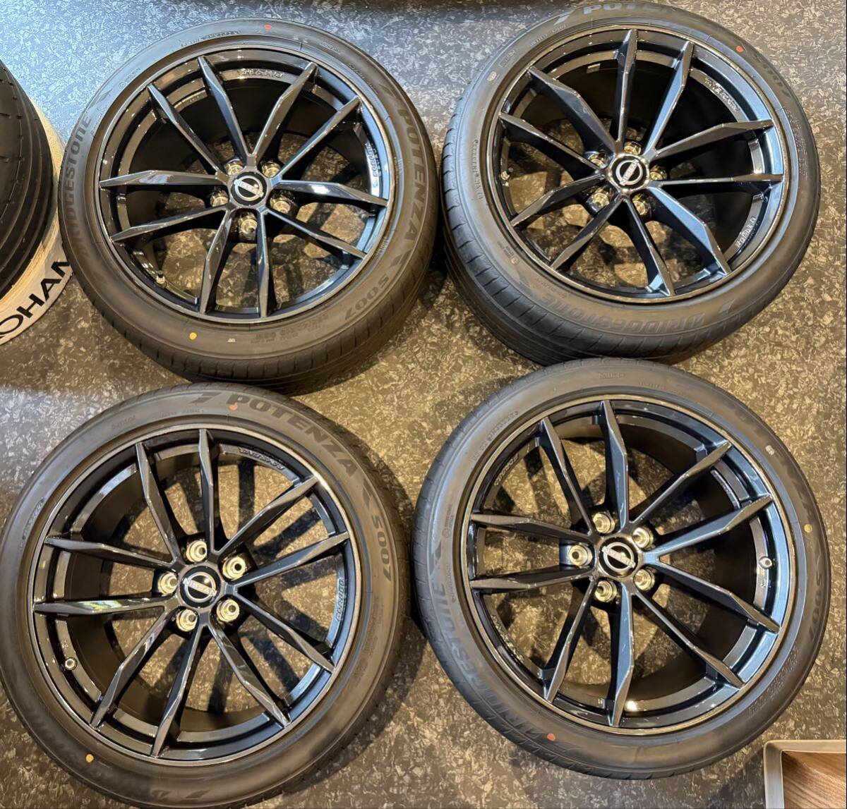 Z33 フェアレディZ33バージョンST 日産純正ホイール4本 18インチ9J+30 