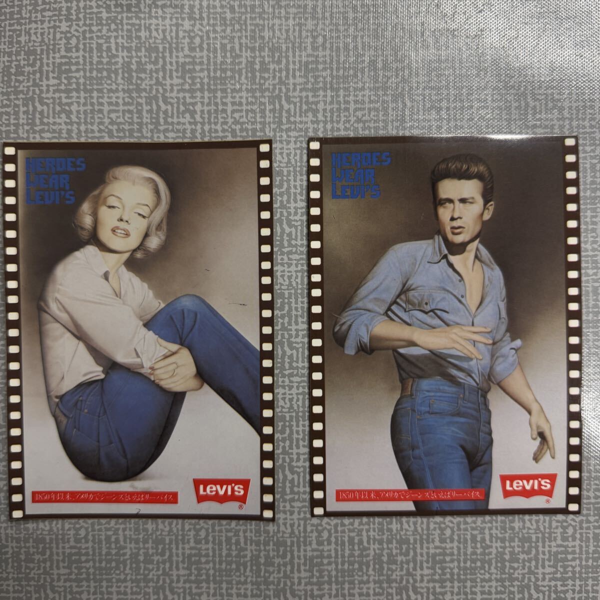 リーバイス ジェームズ・ディーン 看板 販促 ポスター LEVI'Sの落札