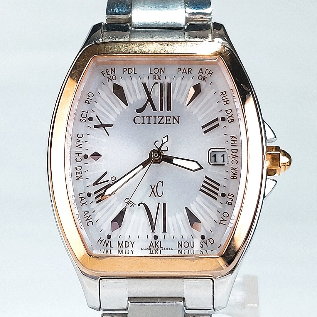 CITIZEN シチズン XC クロスシー H240-T018220 ワインレッド 赤文字盤