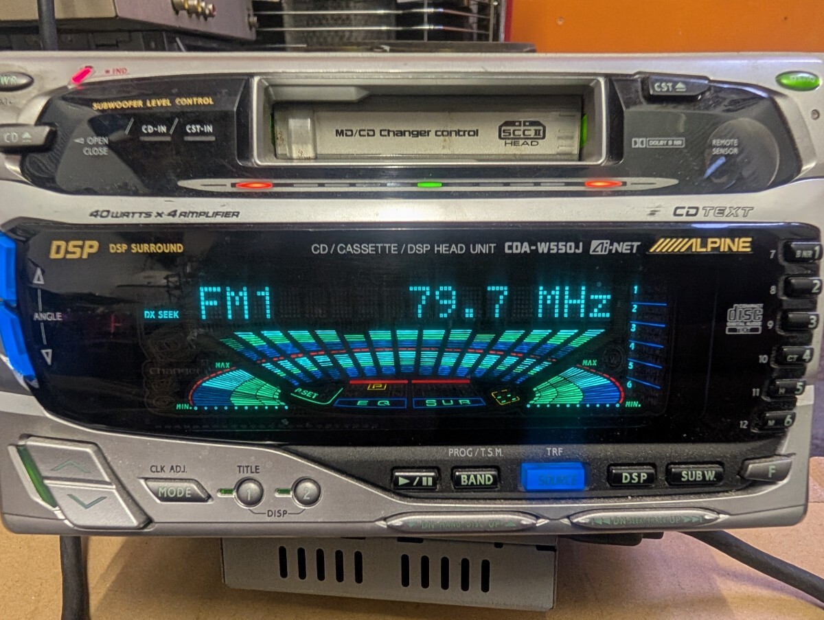 ジャンク 当時物 美品 アルパイン セット 売り CDA-7843J TDA-5643 MDA