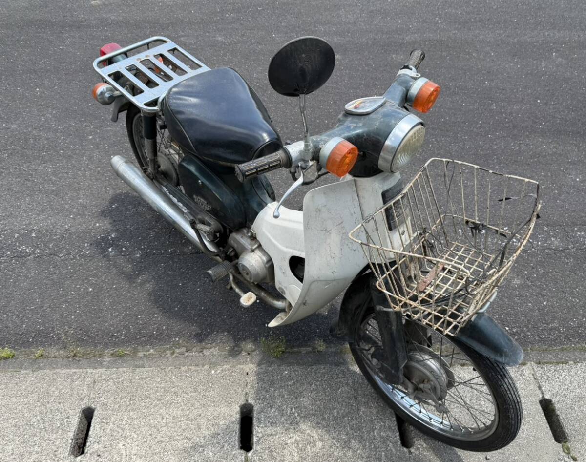 岐阜県から ホンダ スーパーカブ50 行灯カブ C50 グリーン 一応 