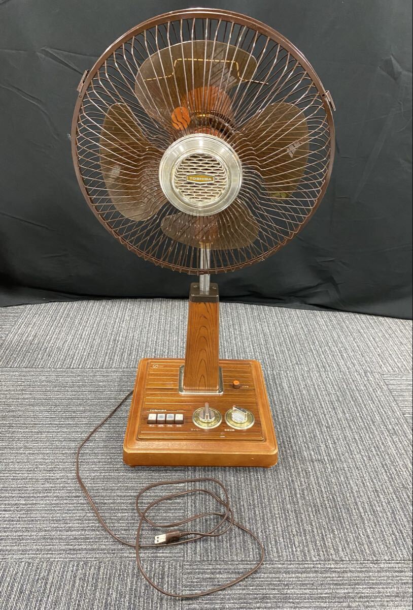 レトロポップ 紫色 東芝 扇風機☆TOSHIBA F-342L 昭和レトロ かわいい