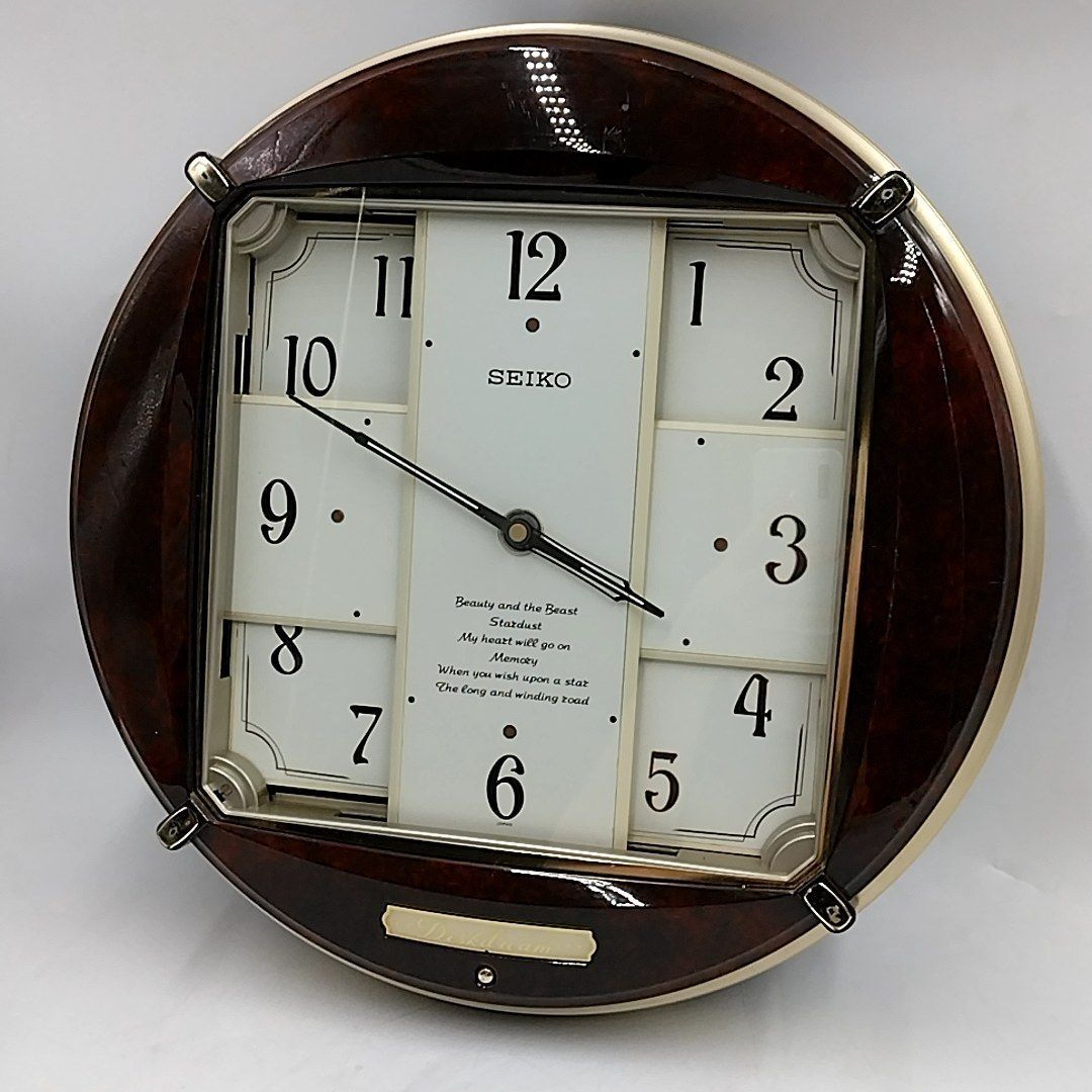 X219 SEIKO セイコー リズム時計 からくり時計 壁掛け時計『Diskdream