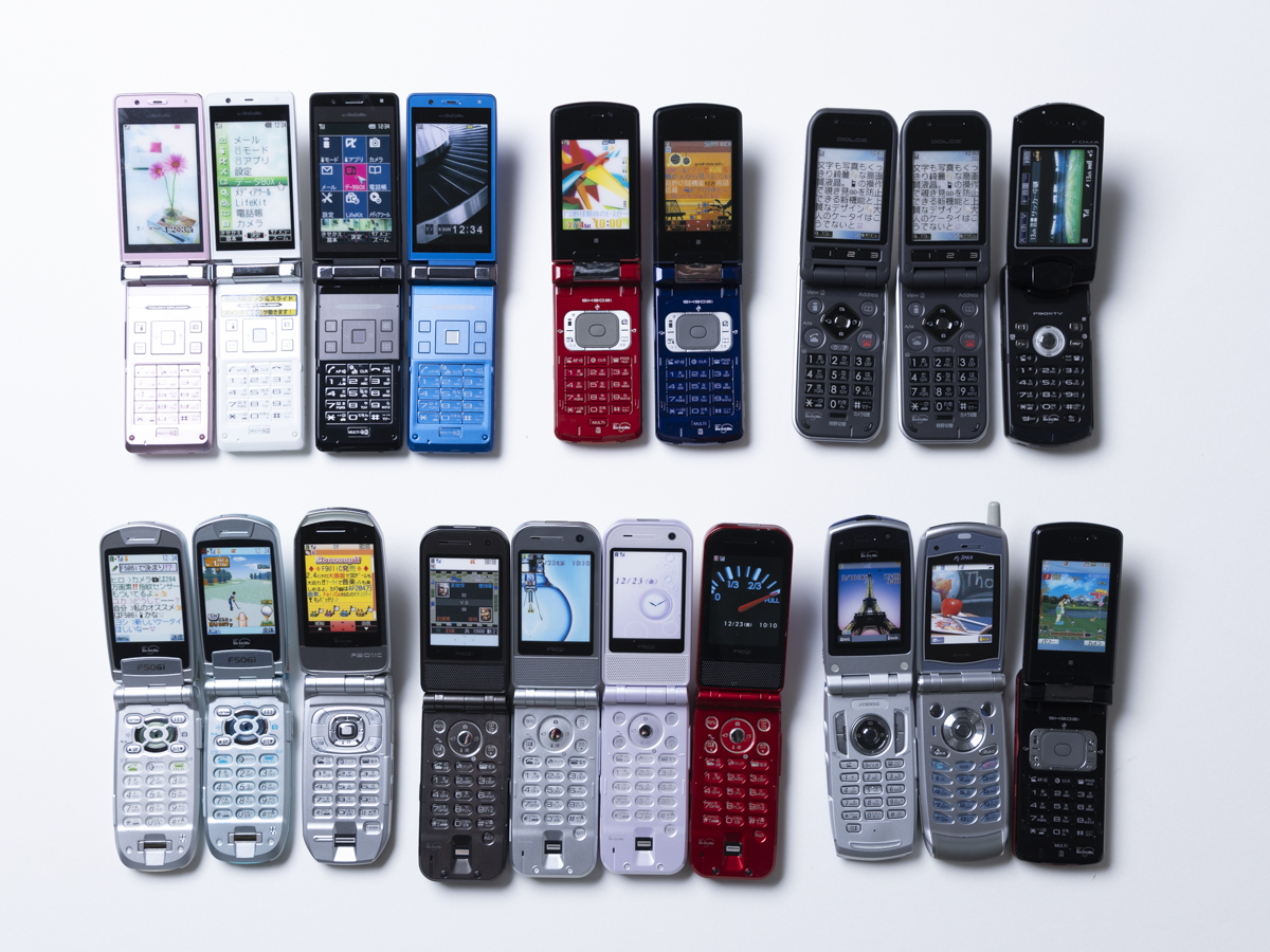 ジャンク品】ガラケーまとめて7台 docomo P205 P207 P213i P-07B