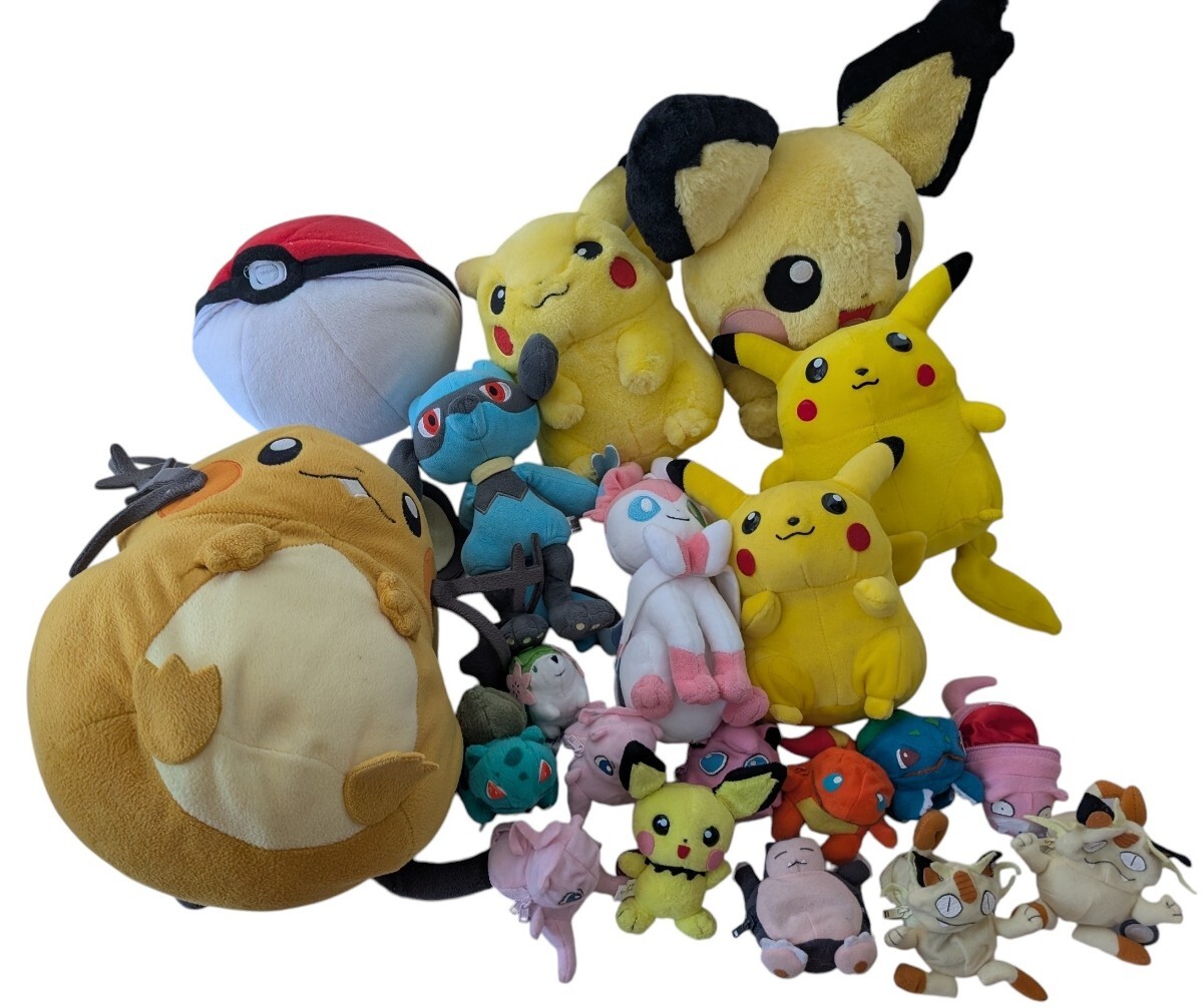 新品】初期ぬいぐるみ ポケモンフレンズ ピカチュウ マスコット 食玩の