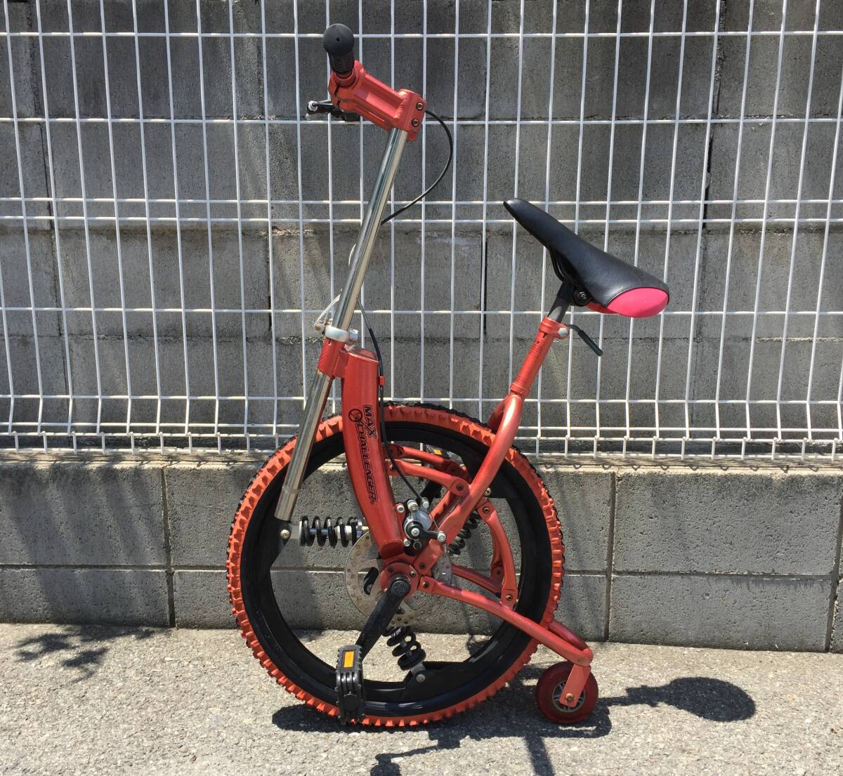 ☆売切☆ハンドル付き一輪車☆マックスチャレンジャーTK-MAX☆20インチ 