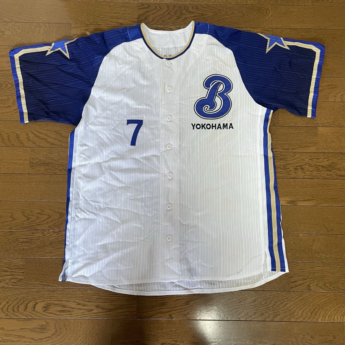 横浜ベイスターズ 2007-2008交流戦レプリカユニフォーム＃47工藤公康の