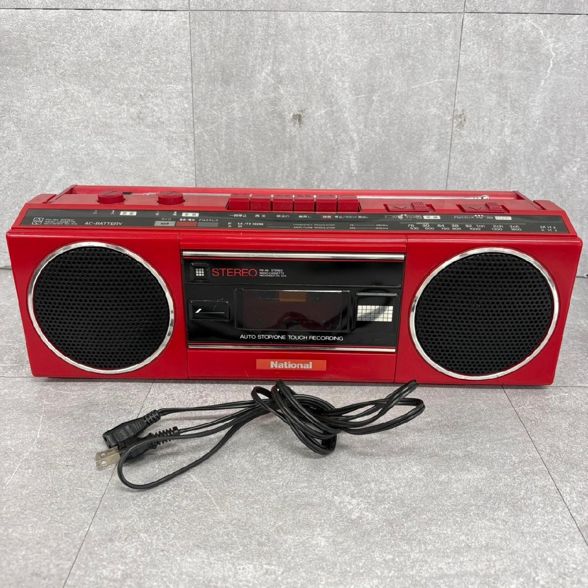 希少 80年代 AIWA CS-J50 アイワ 昭和 レトロラジカセ 電源ケーブル