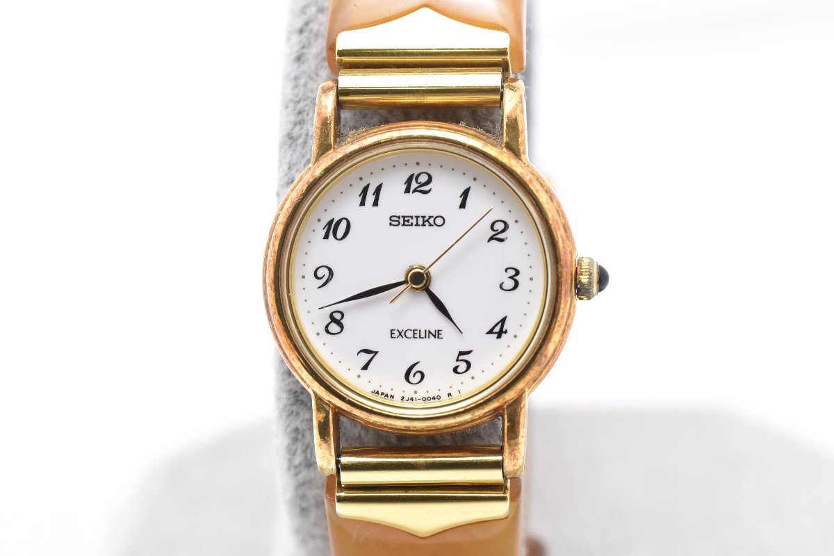 中古】☆外観キレイ☆SEIKO セイコー EXCELINE エクセリーヌ 2J41-5A00