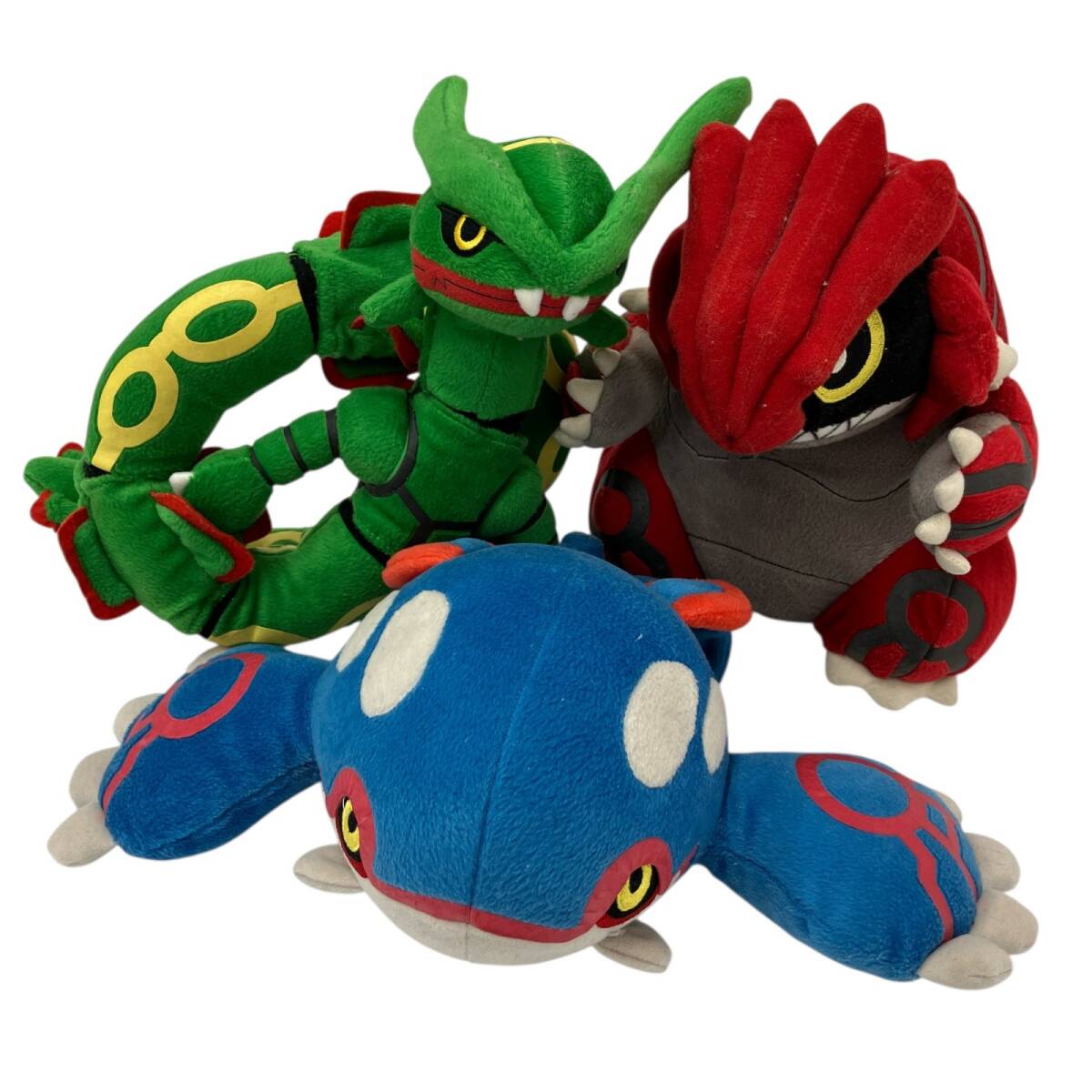 ◇ポケモン◇ グラードン カイオーガ TOMY レトロ ぬいぐるみ 2個