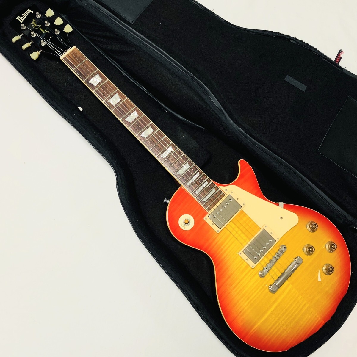Burny LP レスポール super grade ☆綺麗なトラ目☆[中古ギター]の落札