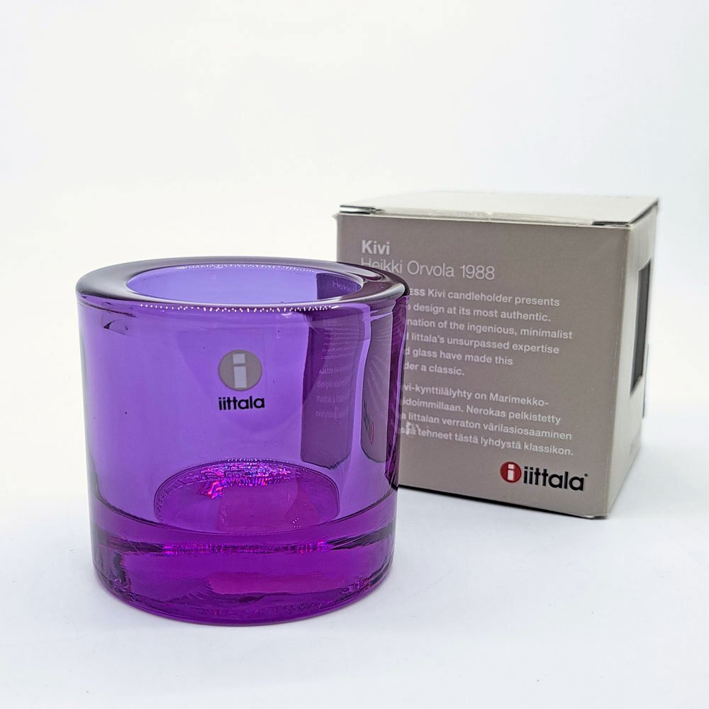 新品】【未使用品】イッタラ iittala kivi キャンドルホルダー レッド