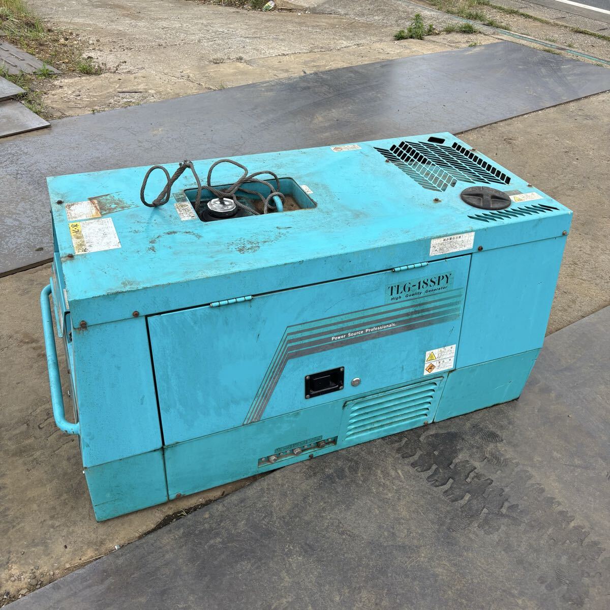 中古】青森発 ホンダ 除雪機 HS105D ディーゼルエンジン 始動確認済み 