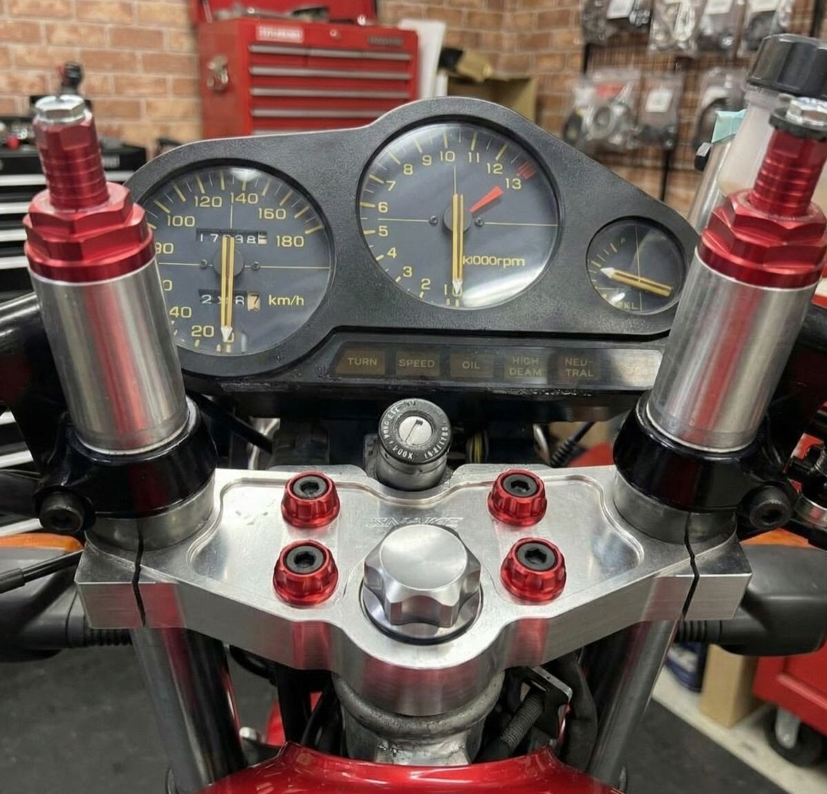 中古】当時物！BEET テクニカルアジャスター CBR400F CBX400F 35パイ