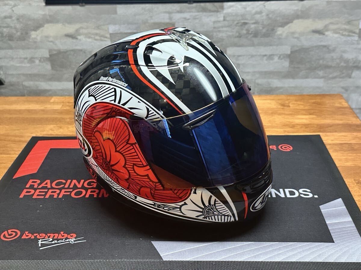 中古】Arai RX-7RR4 宇井陽一レプリカ ヘルメット Lサイズ ☆中古品